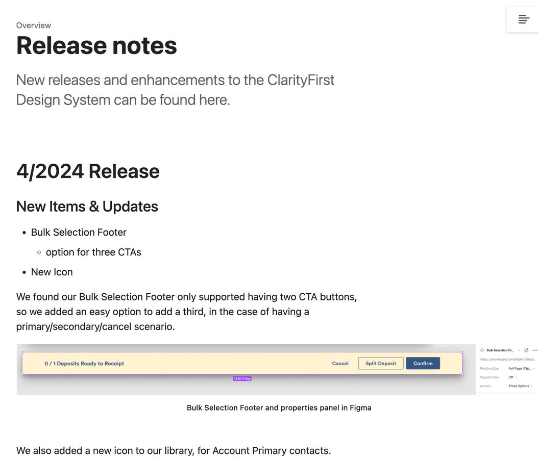Monthly or so updates