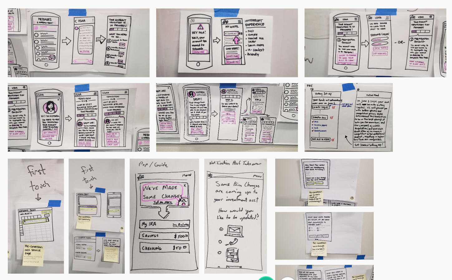 So we started sketching.