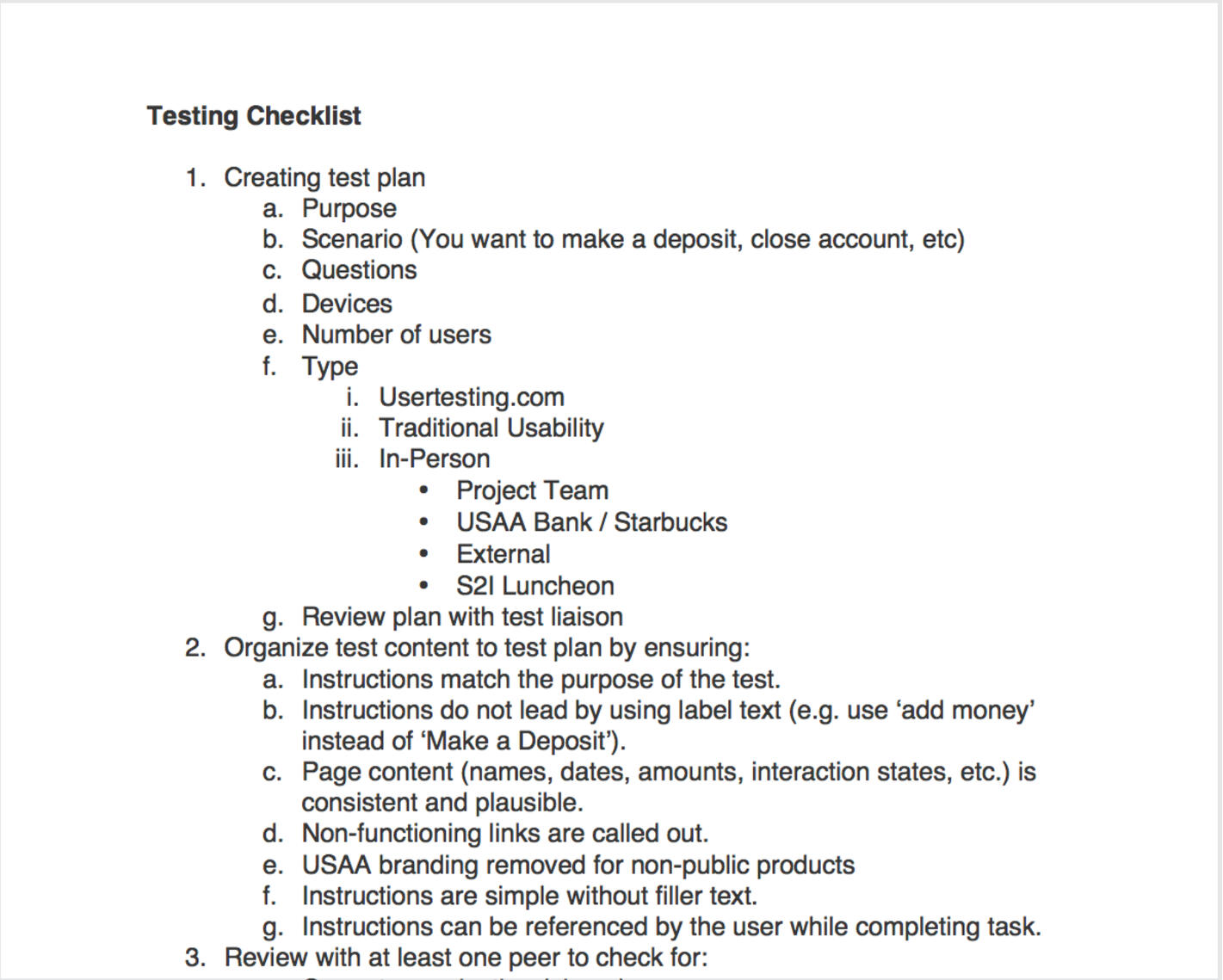 In-house design validation setup
